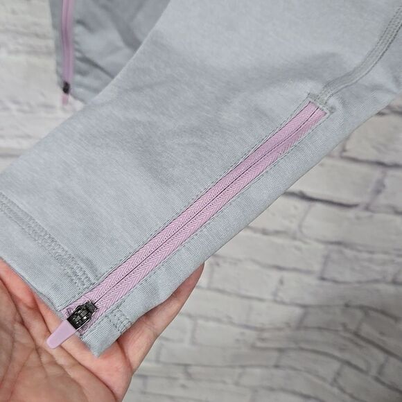 Old Navy High-Waisted Elevate Color-Block Gray Compression Leggings Women - Picture 11 of 15